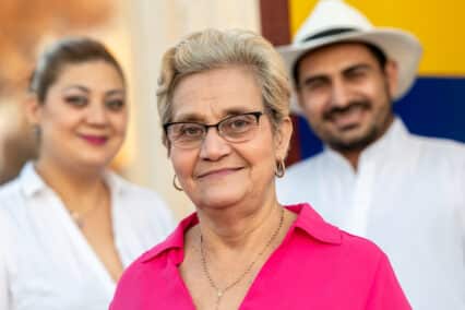 immigrant heritage month celebrated with a group of hispanic immigrants