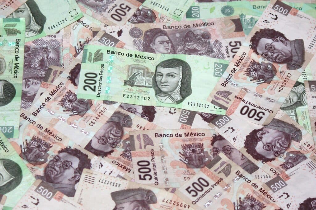 Pesos mexicanos